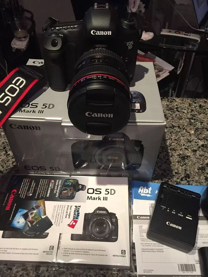 Canon EOS 5D Mark 3 камера   5 объектива Kit 28-135mm   75-300mm   500