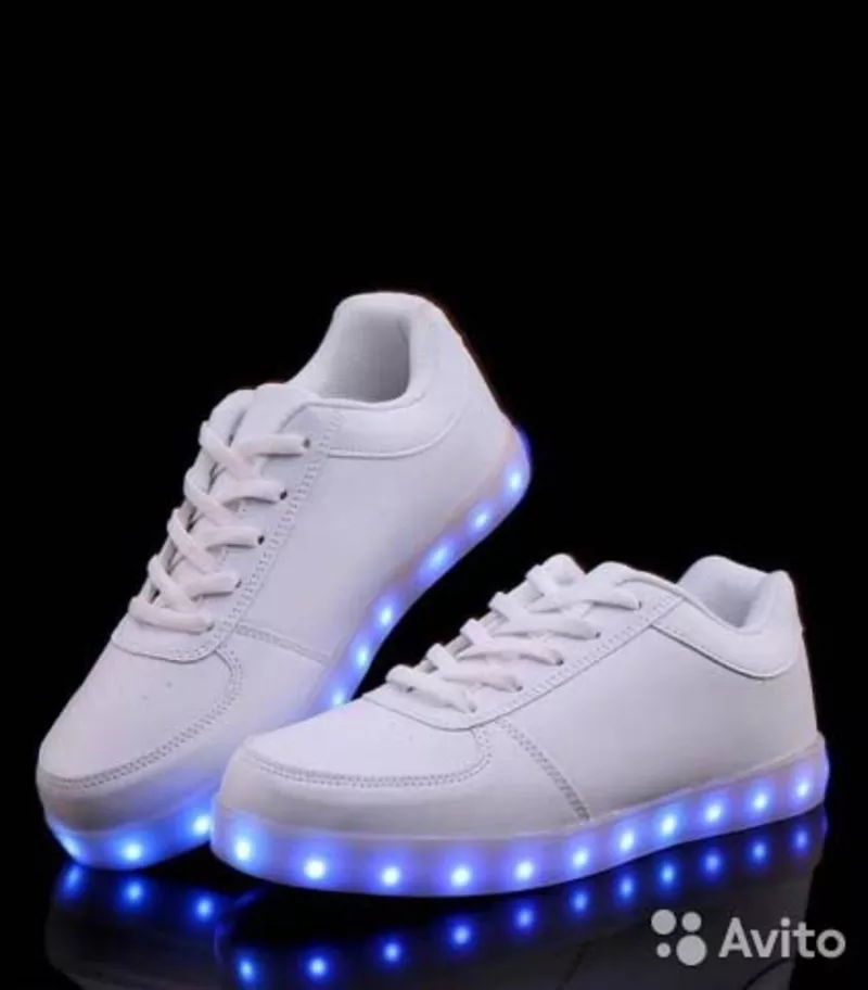 Светящиеся кроссовки с LED подошвой хит сезона 4
